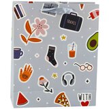  Poklon vrećica s motivom naljepnice Štambilji u boji 32 x 26 x 12 cm | shoptok.hr