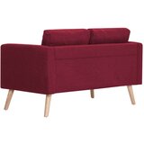 vidaXL dvosjed od tkanine crvena boja vina | shoptok.hr