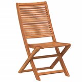  Sklopive vrtne stolice 6 kom 51x66x95 cm masivno drvo bagrema | shoptok.hr