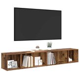  Set TV komoda Zidne 2 pcs Staro drvo 37 x 35 x 107cm | Eponuda.ba