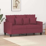  Dvosjed od tkanine crvena boja vina 120 cm Cijene