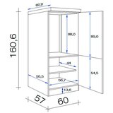Flex-Well Omara Za Vgradno Napravo Wito, Bela, Siva | Shoptok.si