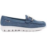 GOODIN Blue loafers with a decorative chain | Shoptok.si