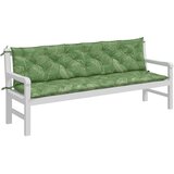  Jastuci za vrtnu klupu 2 kom s uzorkom lišća 200x50x7cm tkanina | Eponuda.com