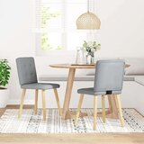 vidaXL Blagovaonske stolice od tkanine 2 kom svjetlosive | shoptok.hr