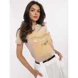 Calimera T-shirt-CLM-TS-1704.85-camel | Shoptok.si