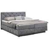 Premium Living Postelja Boxspring Cordoba, Siva, 160x200 u