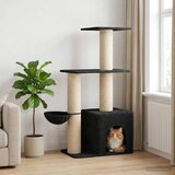  Mačje drvo s sisalnim postoljima za grebanje Tamnosiva 133 cm | shoptok.hr