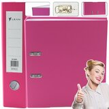 Registrator A4 širine 75mm s kapacitetom do 500 listova 80 g/m2 - rozi | shoptok.hr