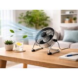  Kovinski namizni ventilator 22cm USB za pisarne | Shoptok.si