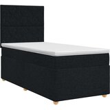  Boxspring krevet s madracem Crna 80 x 200 cm Tkanina | shoptok.hr