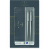 Parker poklon SET Jotter Stainless Steel - Hemijska olovka + Tehnička olovka Cene