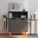 Maison Chic Komoda - Predalnik siva 60x30x72 cm inženirski les, (21715550) | Shoptok.si