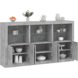 vidaXL Komoda s LED svjetlima siva boja betona 181 5x37x100 cm Cijene