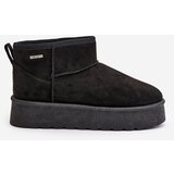 Big Star Low Snow Boots on the Big Star Platform Black | Shoptok.si