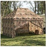 vidaXL Pop-up Paviljon s 4 Zidova 3 x 4 m Šumski kamuflažni - 3 x 4 m Cijene