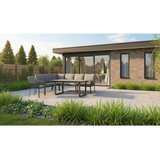 Tierra Outdoor LOUNGE GARNITURA gladka tkanina aluminij | Shoptok.si