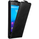 Cadorabo Ohišje, združljivo z Sony Xperia M5 v nočna črna - Zaščitni ovitek v obliki flipa z magnetnim zapiranjem, (20561306) | Shoptok.si