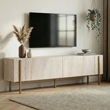 Hanah home nexus - tv stalak od travertina u zlatnoj boji Cene