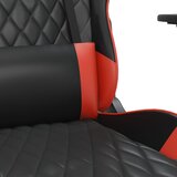 Masažna igraća stolica crno-crvena od umjetne kože | shoptok.hr