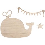 RAYHER Lesena sestavljanka, Morski kit, 20x16.5x0.4cm, set, (20633704) | Shoptok.si