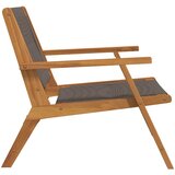  Vrtni namještaj 2 pcs Siva 67 x 78 x 73 cm Čvrsto drvo akacije | shoptok.hr