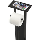 Wenko Črno stojalo za WC papir z WC ščetko iz nerjavečega jekla Debar – | Shoptok.si