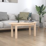 vidaXL Klubska mizica 80x40x35 cm trdna borovina Cene