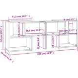 TV ormarić sivi 104 x 30 x 52 cm konstruirano drvo | shoptok.hr