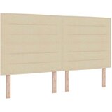  Box Spring postelja z vzmetnico in LED osvetlitvijo Krem 180x200 cm Tkanina, (22049470) | Shoptok.si