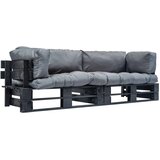  2-dijelni set vrtnih sofa od paleta od borovine s jastucima | shoptok.hr