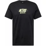 Nike Sportswear Majica pastelno žuta / svijetlosiva / crna