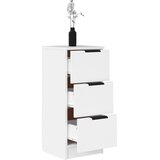  Komode 2 kom bijele 30 x 30 x 70 cm od konstruiranog drva | shoptok.hr