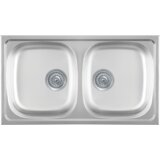Metalac luna flex reljefna 2D inox sudopera fi 90 770 x 435 123321 Cene