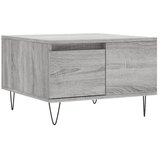  Stolić za kavu siva boja hrasta 55x55x36,5 cm konstruirano drvo | shoptok.hr