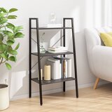 vidaXL 3-nadstropni stoječi regal črn 56x35x108 cm | Shoptok.si