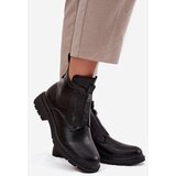 Boto Insulated Women's Boots with Zipper and Decorative Detail Black Roselle | shoptok.hr