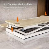 Vonhaus Nastavek za sedeče-stoječo mizo, svetel les | Shoptok.si
