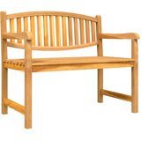  4-dijelni vrtni blagovaonski set od masivne tikovine Smeđa Dužina stola 140 cm | shoptok.hr