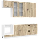  Kuhinjska jedinica KALMAR 8 kom. Hrast sonoma Konstruirano drvo | shoptok.hr