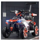 auto na akumulator za decu sa drškom (6V) SM-24306 crveni
