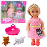 Mini set za lutke s krevetom za psa i mačića i zdjelicom za hranu | shoptok.hr