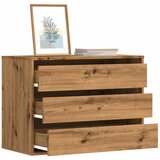 Furnova Kotni predalnik artisan hrast 80x41x58 cm inženirski les, (22105551) | Shoptok.si