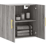 vidaXL Stenska omarica siva sonoma 60x31x60 cm inženirski les | Shoptok.si
