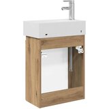  Jedinstveni ormar za kupaonicu s umivaonikom Hrast artisan | shoptok.hr
