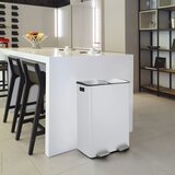 Spirella Mat bijela željezna kanta za smeće 2x30 l za odvojeni otpad/s pedalom Aliya – | shoptok.hr