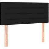  Krevet s oprugama i madracem crni 100 x 200 cm od tkanine | shoptok.hr