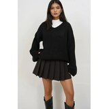 Trend Alacati Stili ženski džemper Alc-X14850, crni Cene