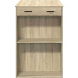 vidaXL Barski stol boja hrasta 102x70x103,5 cm konstruirano drvo | shoptok.hr