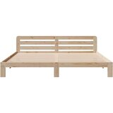  Okvir kreveta bez madraca 200 x 200 cm od masivne borovine | shoptok.hr